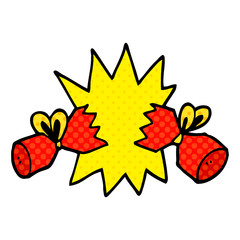 cartoon doodle cracker