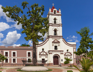 Fototapeta na wymiar Nuestra Senora de la Merced, the most impressive church in Camaguey, Cuba