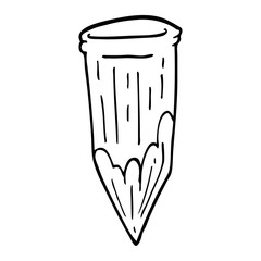 line drawing cartoon wood stake