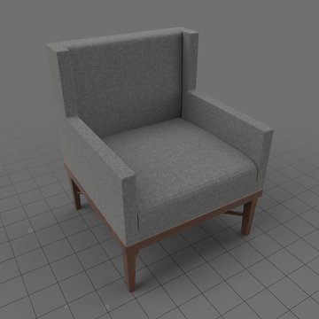 Modern wing chair 6