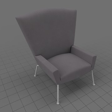 Modern wing chair 2