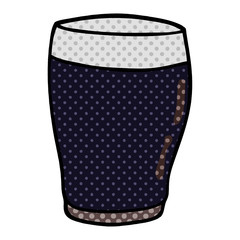 cartoon doodle pint of stout