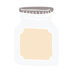 cartoon doodle storage jar