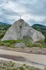 Fototapeta premium Grunj - little salt mountain in Lopatari Buzau