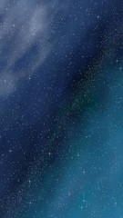 Colorful and beautiful space background. Outer space. Starry outer space texture. Templates, blue background. Design of websites, mobile devices and applications. 3D illustration