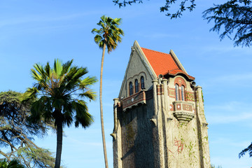 San Jose State University Tower Hall in San Jose, California, USA.