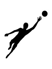 torwart torhüter halten fußball schießen tor springen verein ball sport netz spaß fußballplatz silhouette schatten umriss clipart