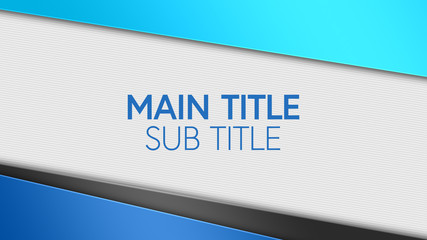 Corporate Broadcast Title