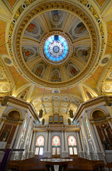 Fototapeta na wymiar San Jose Cathedral Basilica of St. Joseph was built in 1885 in downtown San Jose, California, USA.