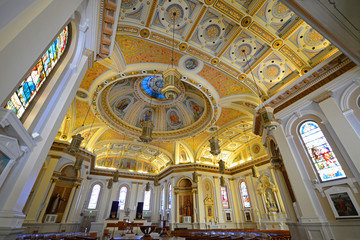 Fototapeta premium San Jose Cathedral Basilica of St. Joseph was built in 1885 in downtown San Jose, California, USA.