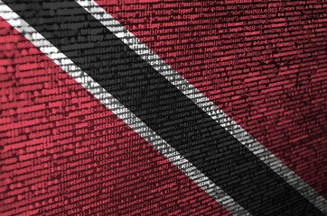 Trinidad and Tobago flag  is depicted on the screen with the program code. The concept of modern...