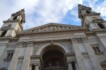 St. Stephen's Basilica (Szent Istvan Bazilika) in Budapest on December 29, 2017.