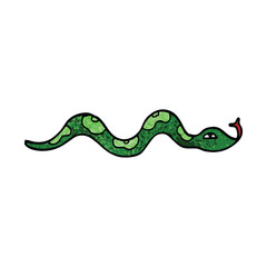 cartoon doodle snake
