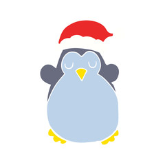 cute christmas penguin