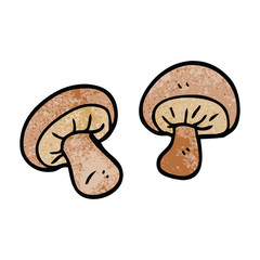 Fototapeta premium cartoon doodle mushrooms