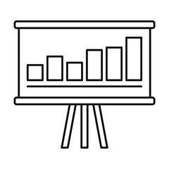 Business strategy icon. Outline illustration of business strategy vector icon for web design isolated on white background