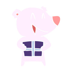 cartppm bear with present