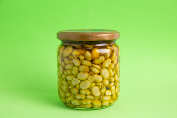 pot of canned beans