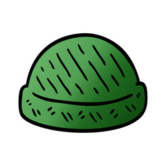 cartoon doodle winter hats