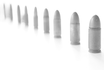 Bullets with fall off focus. Ammunition