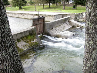 RIO EFECTO SEDA CASCADA