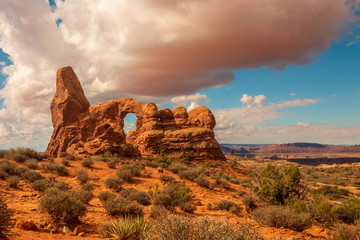 Scenic Turret Arch Arches National Park Utah © equigini