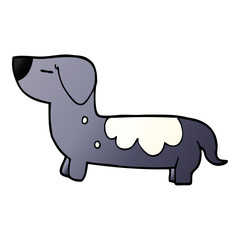 Fototapeta premium cartoon doodle dog