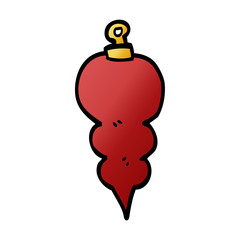 cartoon doodle xmas decoration