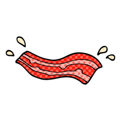 cartoon doodle bacon