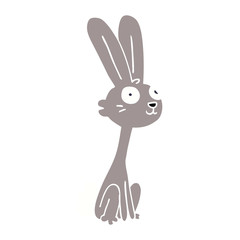 Obraz premium cartoon doodle rabbit