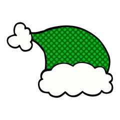 cartoon doodle elf hat