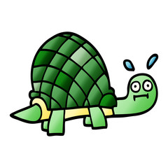 cartoon doodle funny tortoise