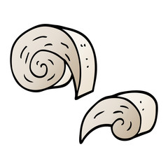 cartoon doodle swirl decorative elements