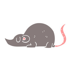 cartoon doodle mouse rat