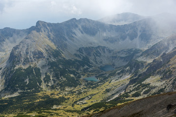 Fototapeta premium Amazing panoramic view from Musala peak, Rila mountain, Bulgaria