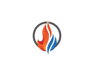 Fire flame logo