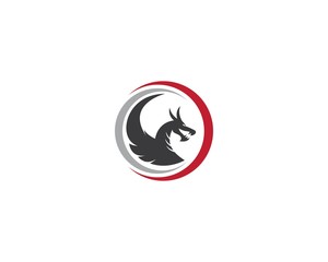 Dragon logo illustration
