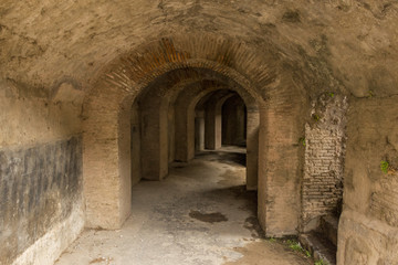 The ruins of pompeii italy