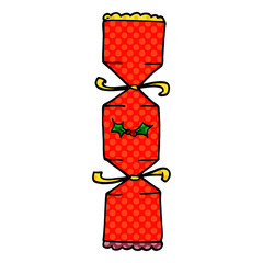 cartoon doodle christmas cracker