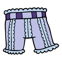 Fototapeta na wymiar cartoon doodle underwear