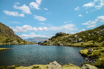 Fototapeta na wymiar Lake in Andorra