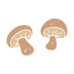 Fototapeta premium cartoon doodle mushrooms