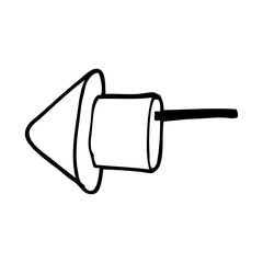 line drawing cartoon firework