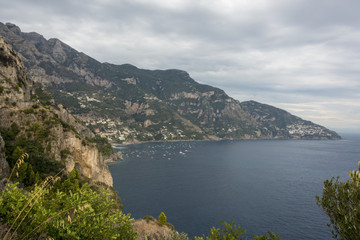 Fototapeta na wymiar Positano Amalfi Coast Italy