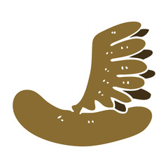 cartoon doodle of a hot dog