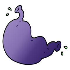 cartoon doodle organ