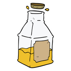 cartoon doodle drink in decanter