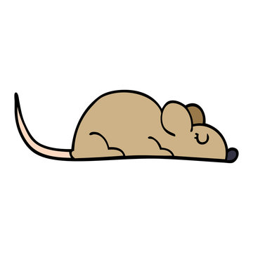 cartoon doodle little mouse