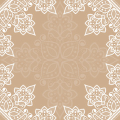 White floral lace decorative background
