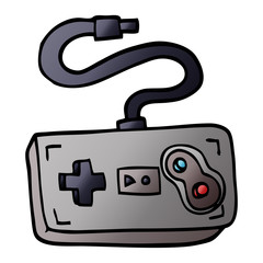 cartoon doodle game controller